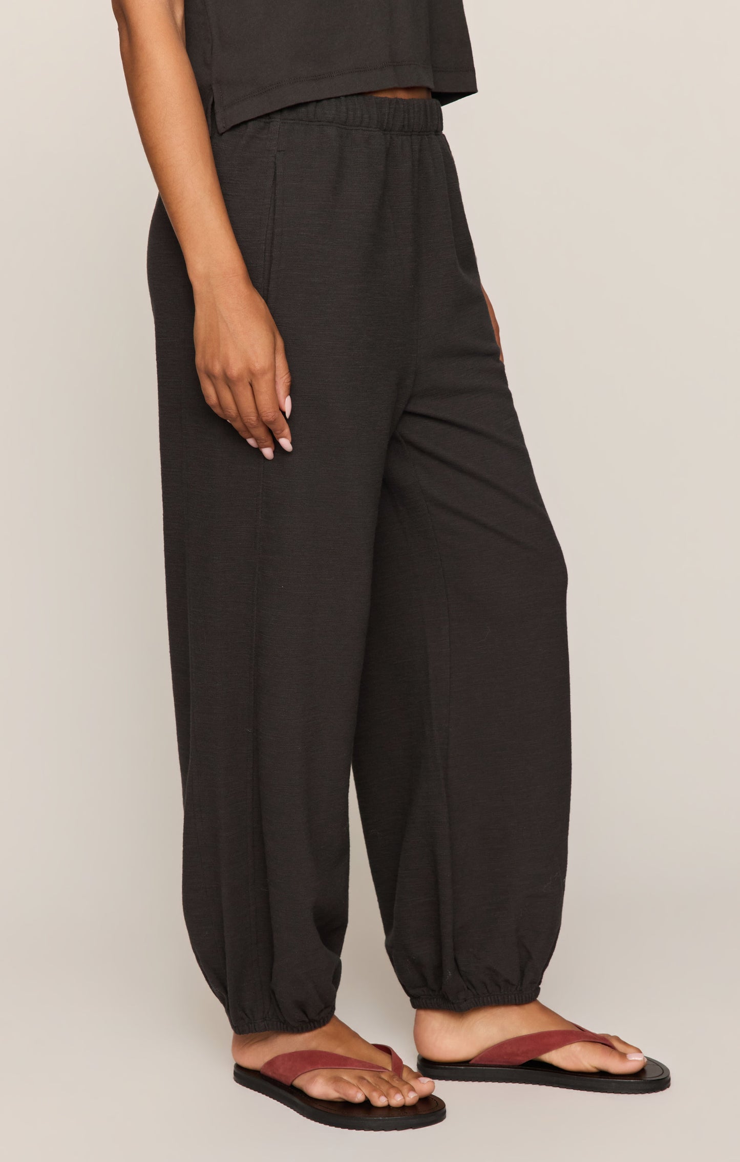 Deena Balloon Knit Jogger
