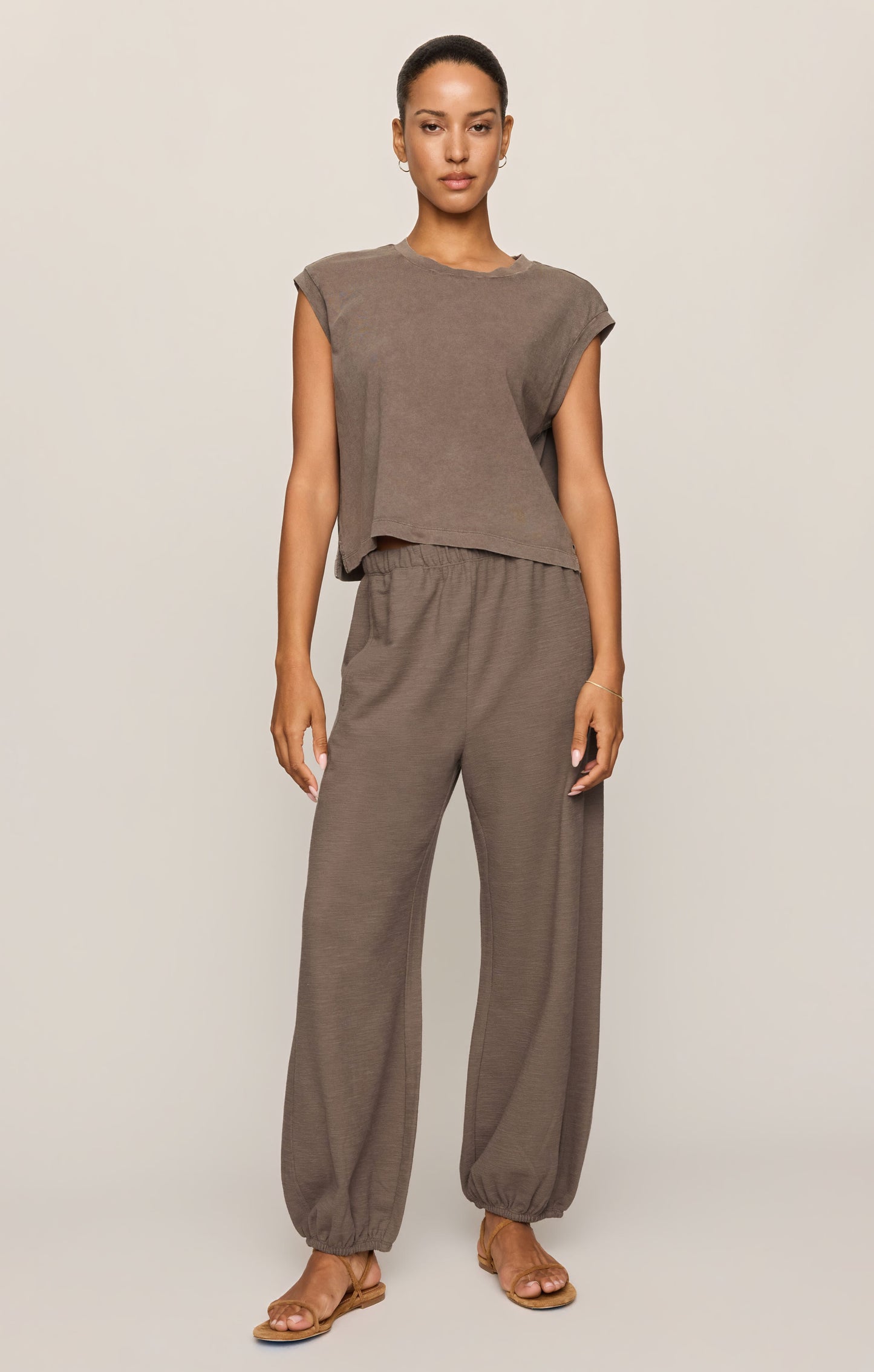 Deena Balloon Knit Jogger