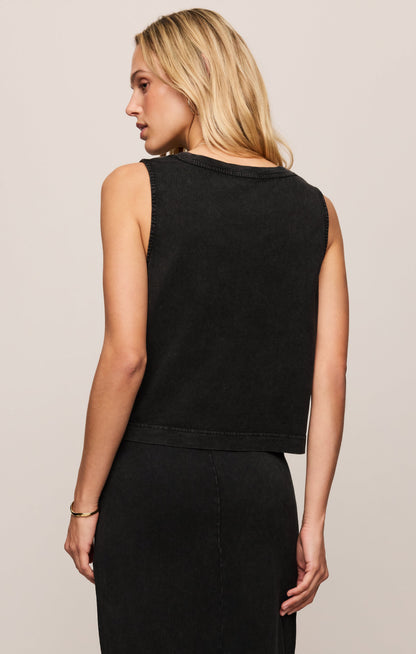 Sloane V-Neck Cotton Jersey Tank