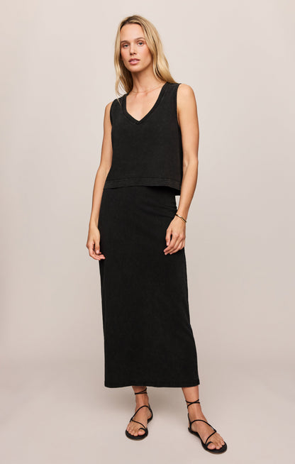 Sloane V-Neck Cotton Jersey Tank