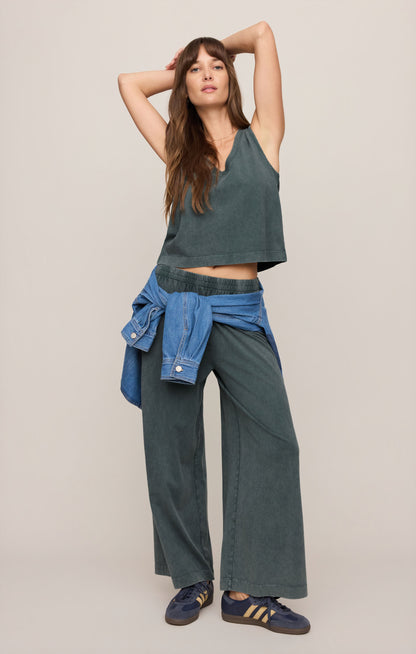 Sloane V-Neck Cotton Jersey Tank