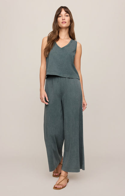 Sloane V-Neck Cotton Jersey Tank