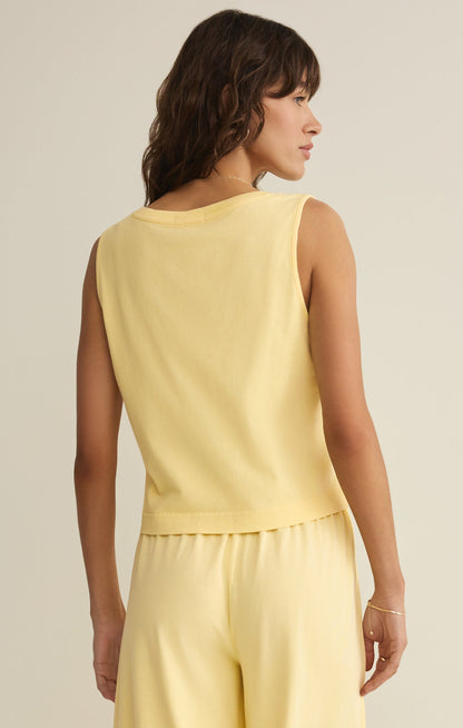 Sloane V-Neck Cotton Jersey Tank