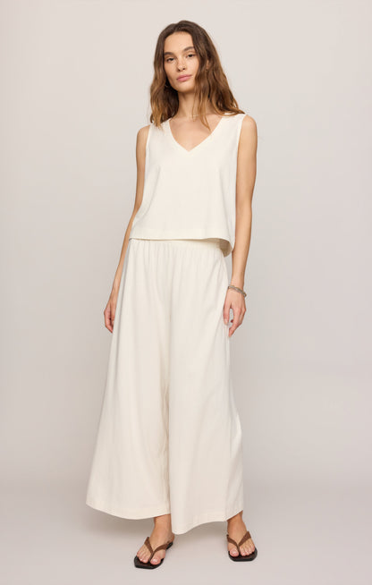 Sloane V-Neck Cotton Jersey Tank