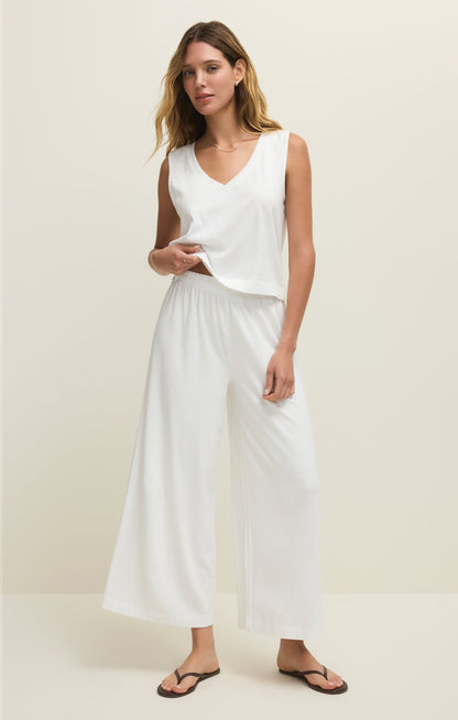 Sloane V-Neck Cotton Jersey Tank