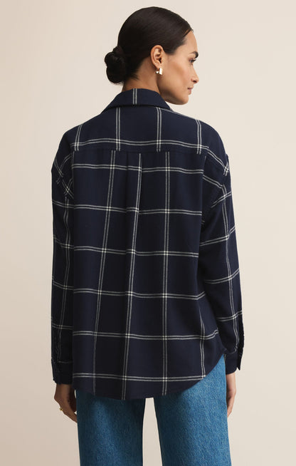 River Plaid Button Up
