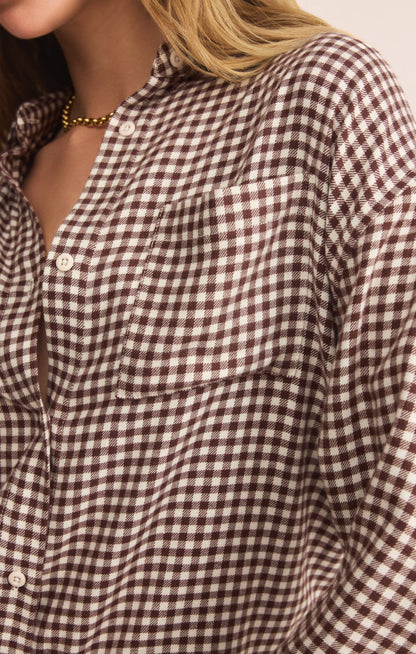 River Plaid Button Up