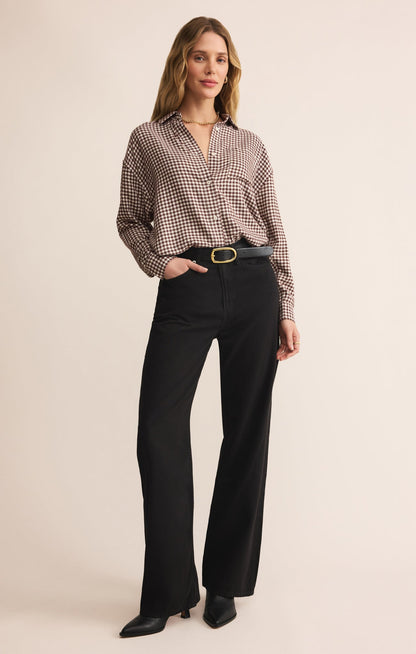 River Plaid Button Up