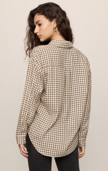 River Plaid Button Up