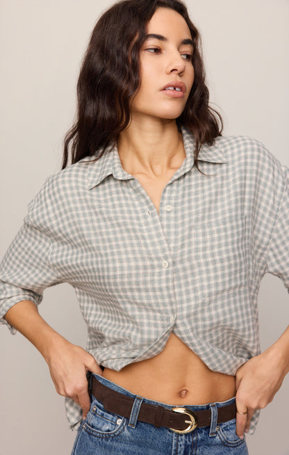 River Plaid Button Up