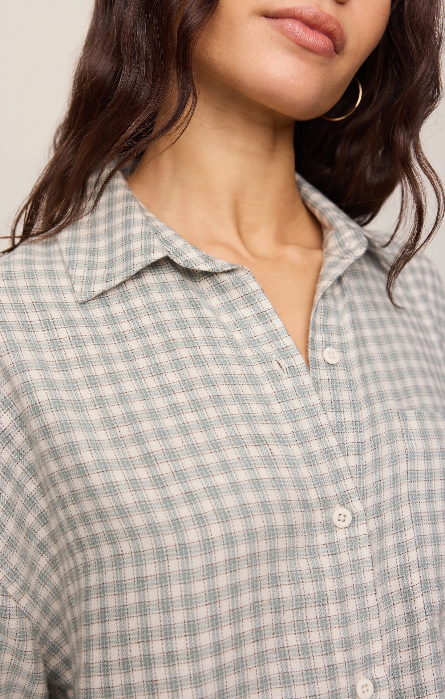 River Plaid Button Up