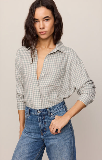 River Plaid Button Up