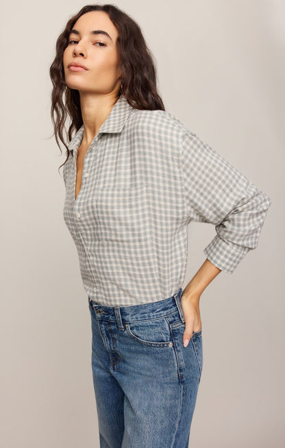 River Plaid Button Up