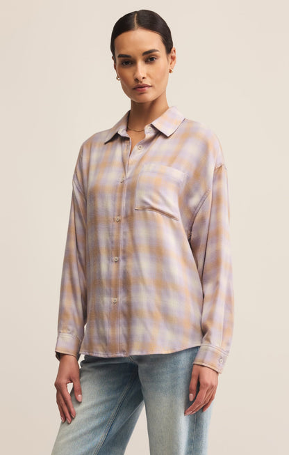 River Plaid Button Up
