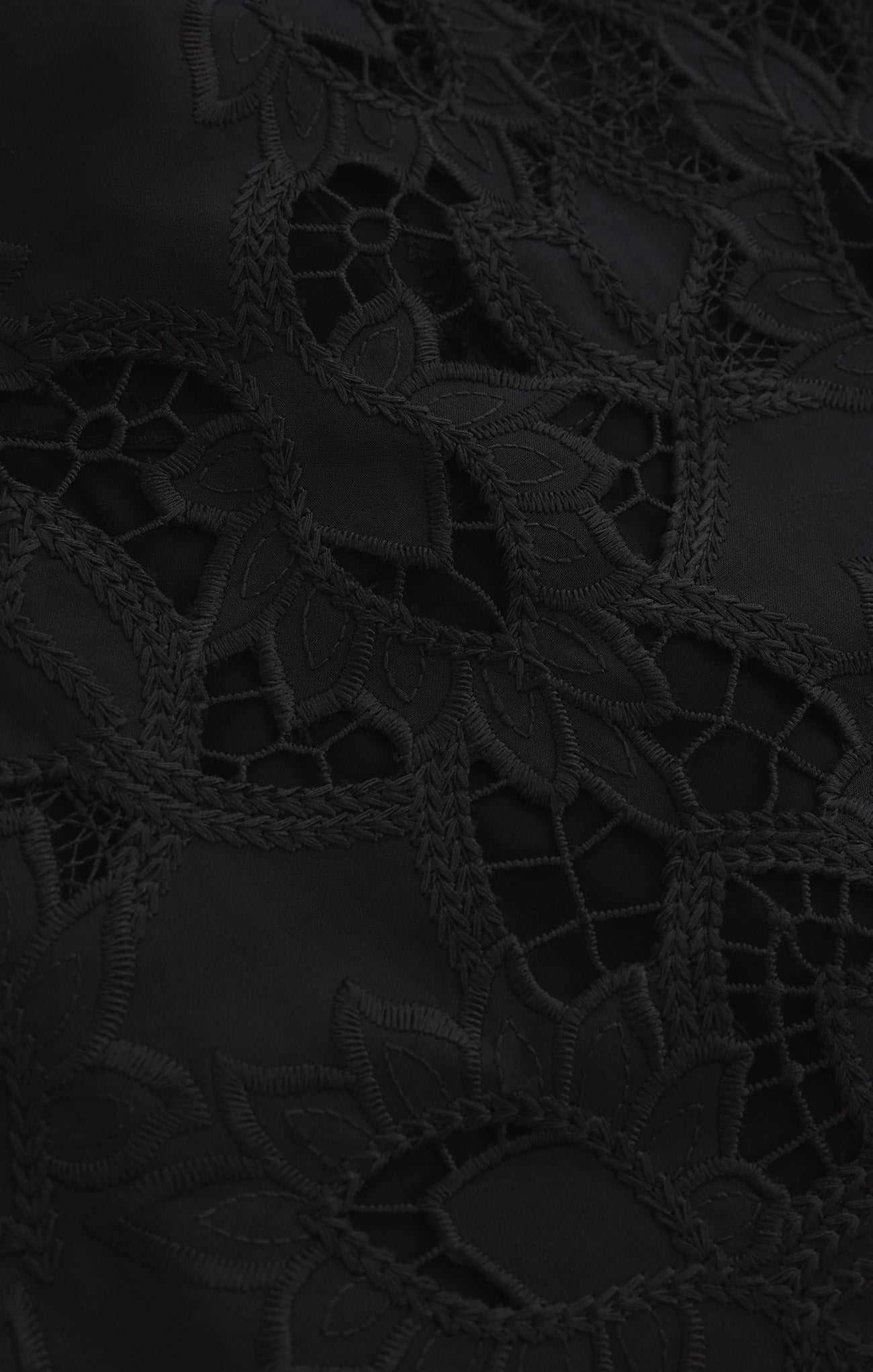 Midnight Embroidered Top