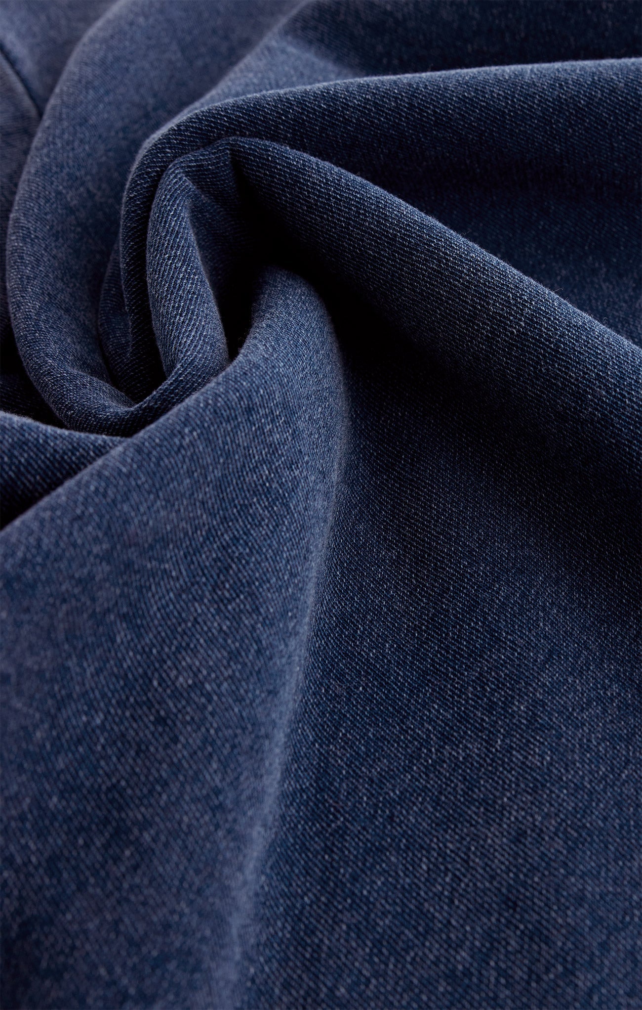 Circuit Knit Denim Sweatshirt