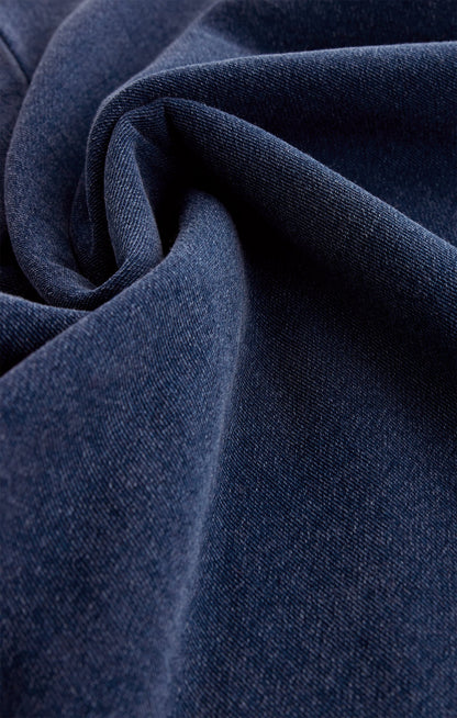 Circuit Knit Denim Sweatshirt