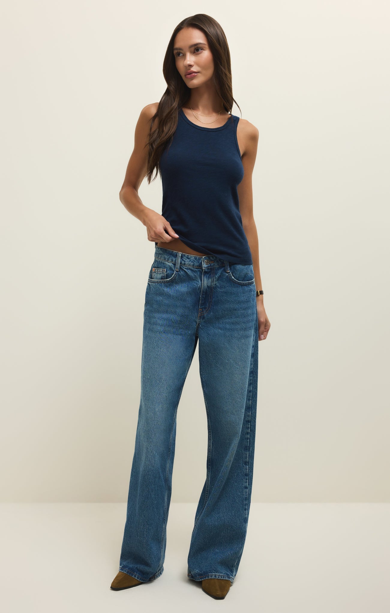Classic Slub Scoop Tank