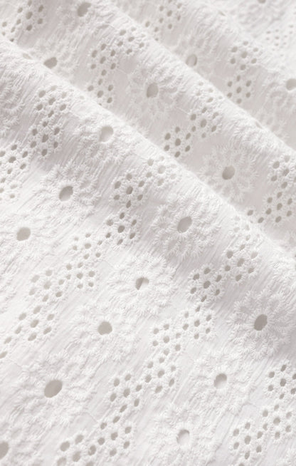 Bria Cotton Eyelet Top