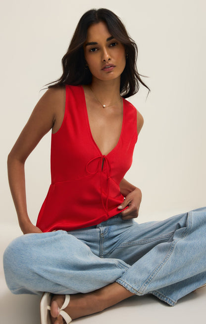 Luana Luxe Satin Top