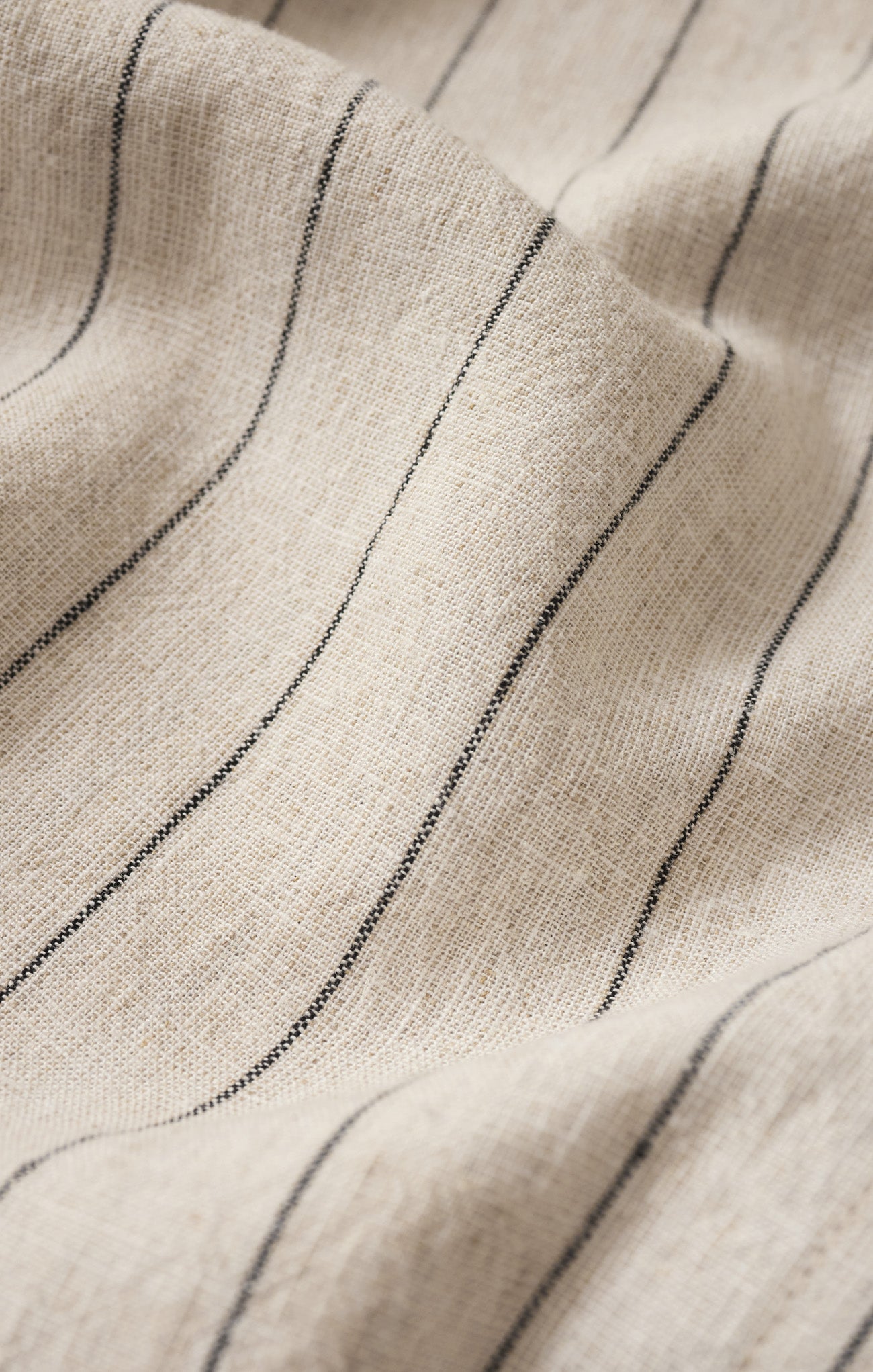 Alfie Striped Linen Button Up