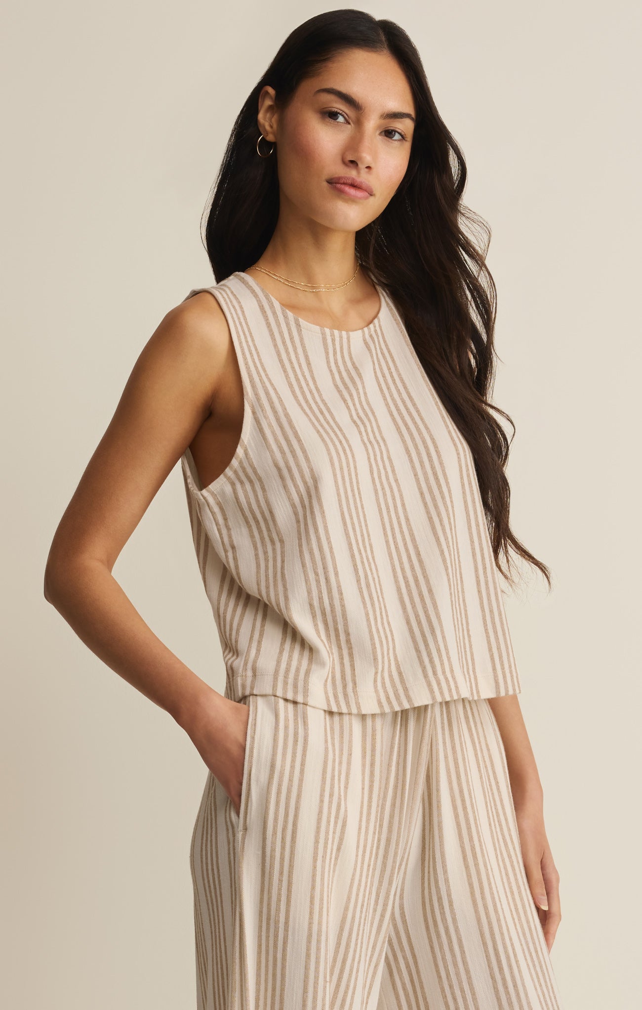 Sloane Knit Striped Tank Top