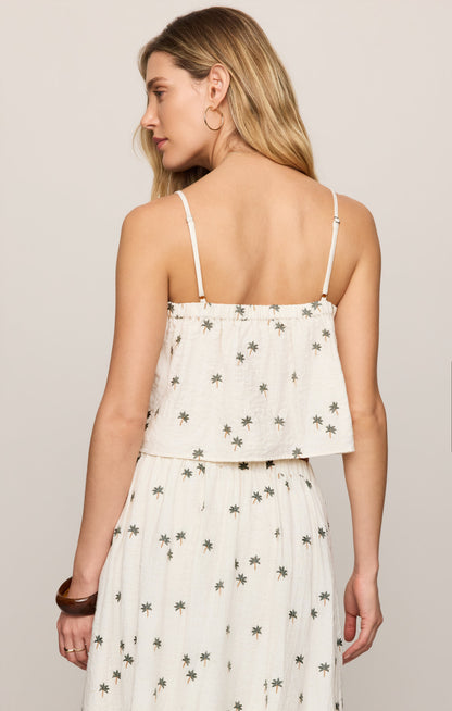 Palm Linen Tank