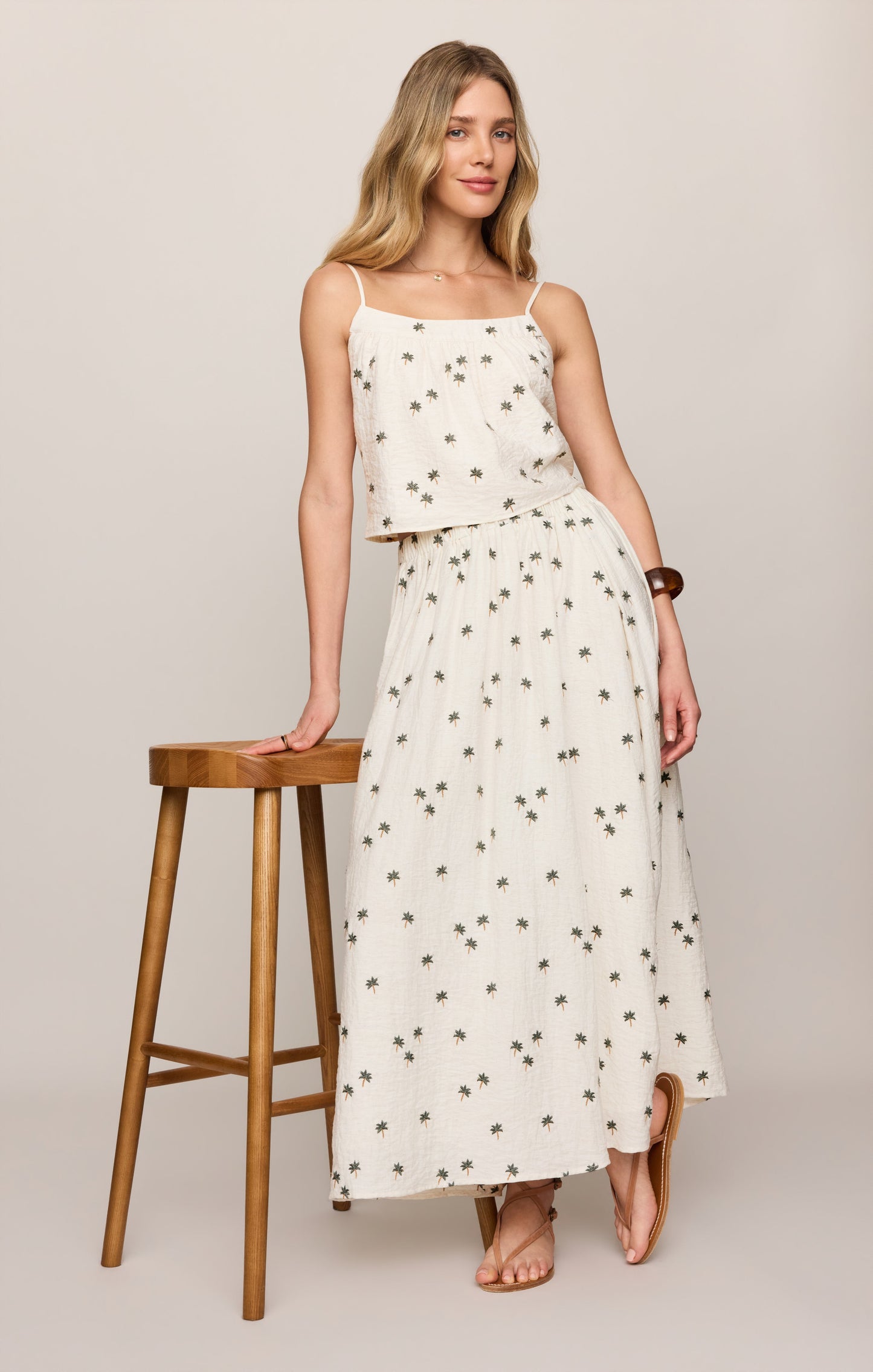 Palm Linen Tank