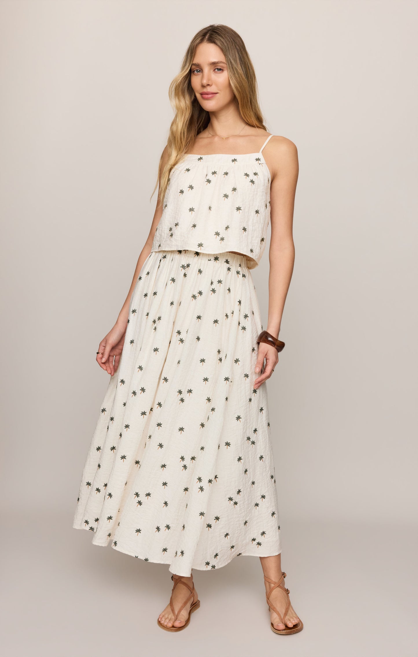 Palm Linen Tank