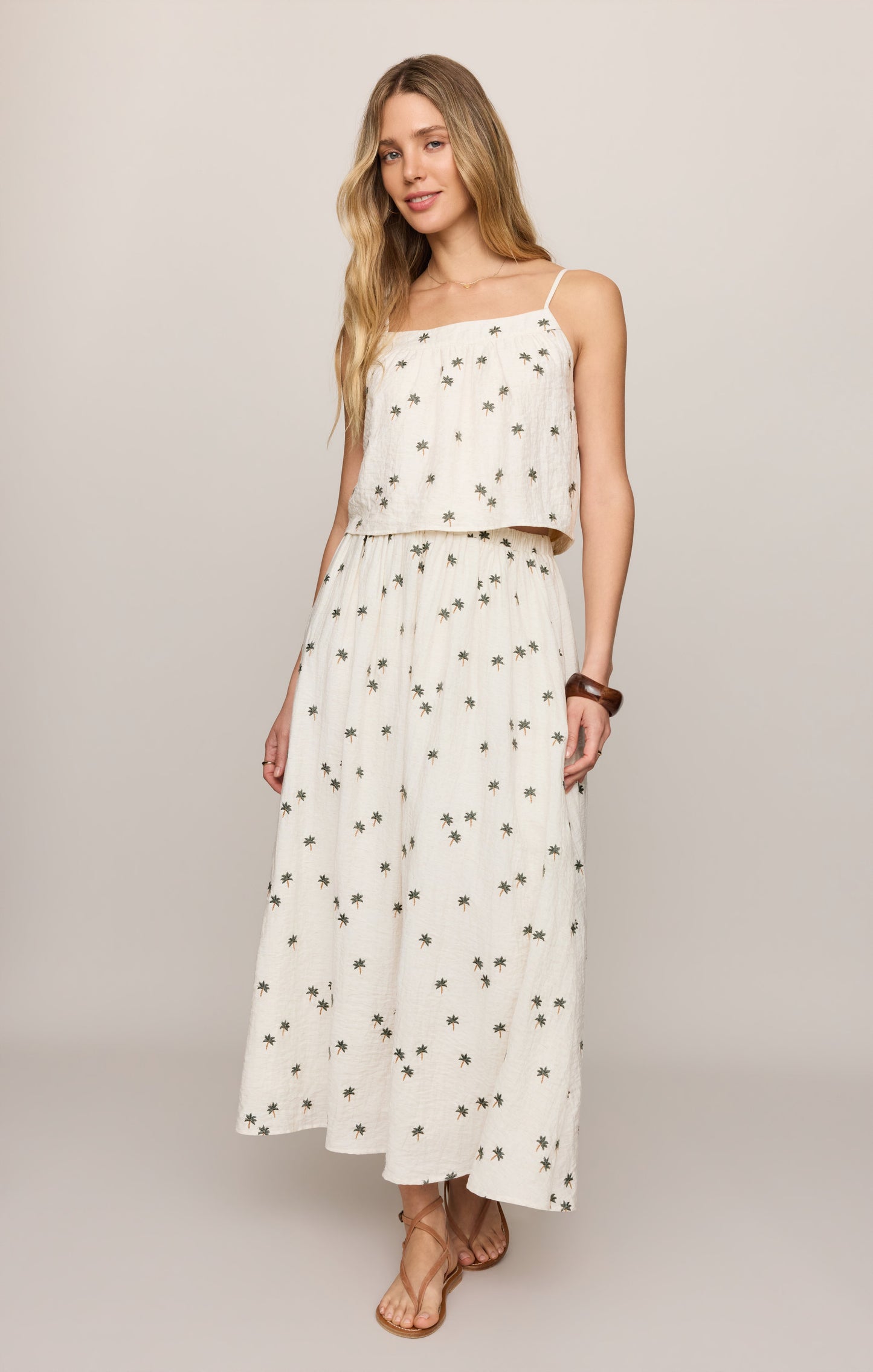 Palm Linen Tank