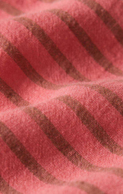 The Perfect Striped Linen Button Up