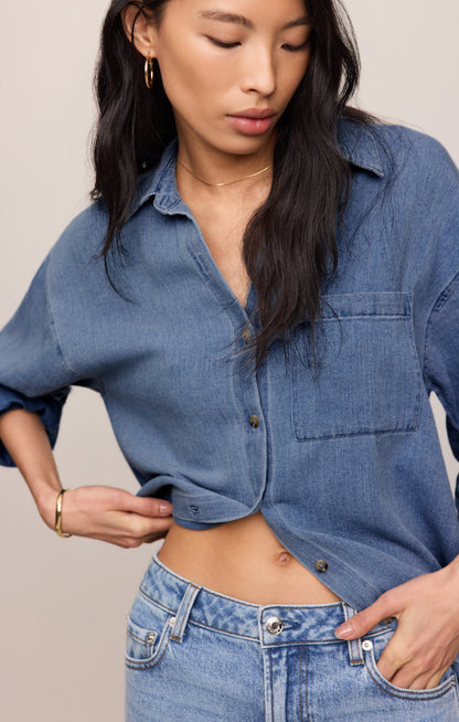 The Perfect Twill Button Up