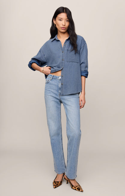 The Perfect Twill Button Up
