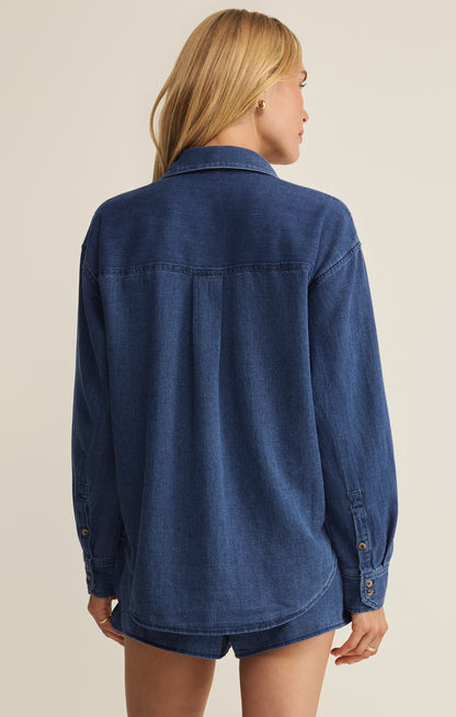 The Perfect Twill Button Up