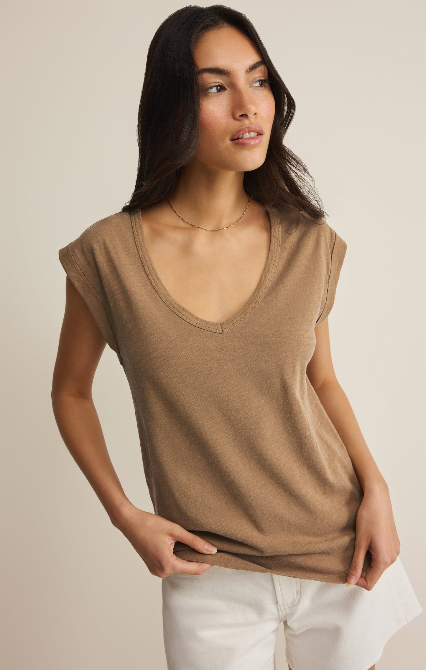Per Diem V-Neck Tee