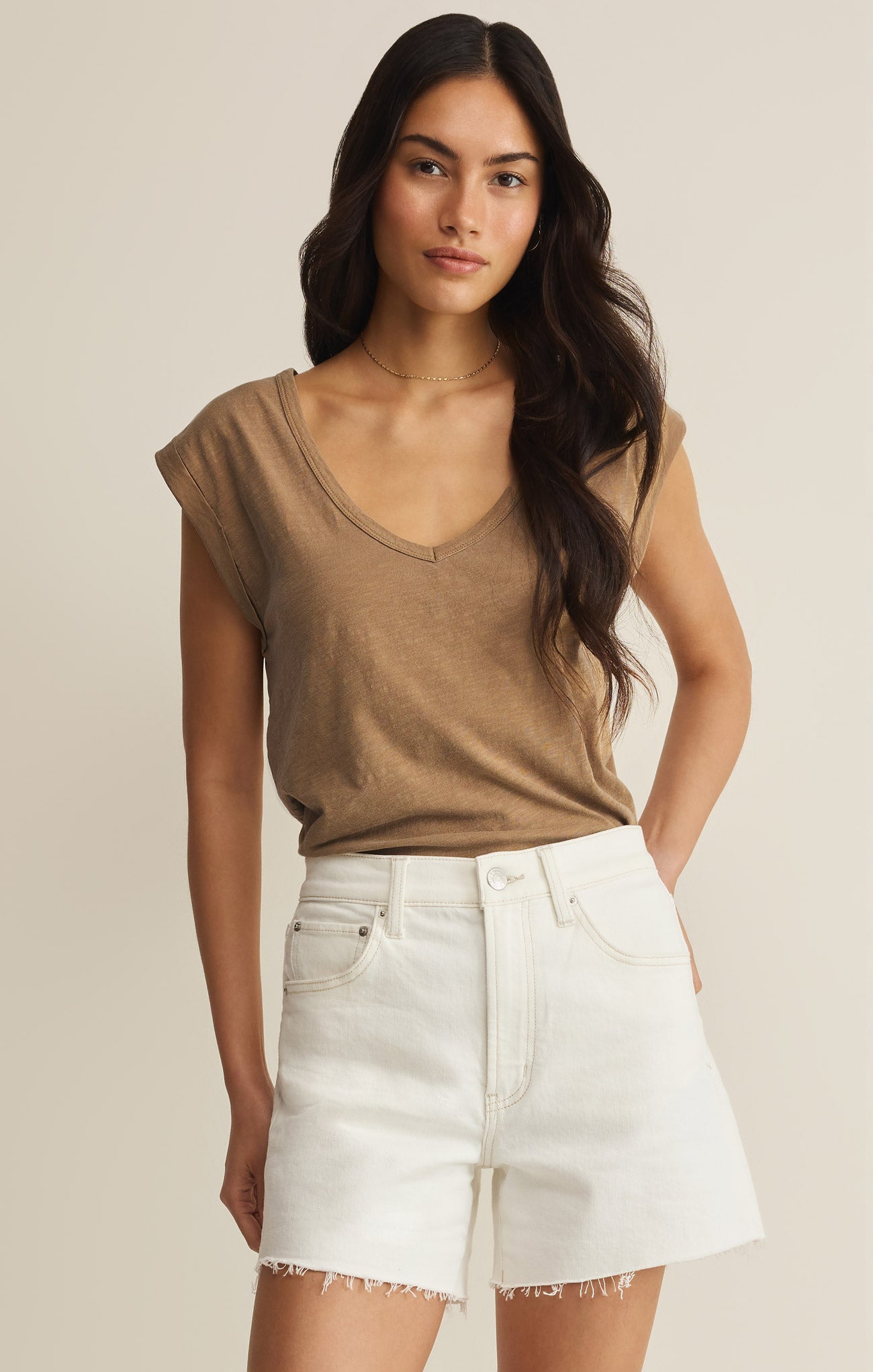 Per Diem V-Neck Tee