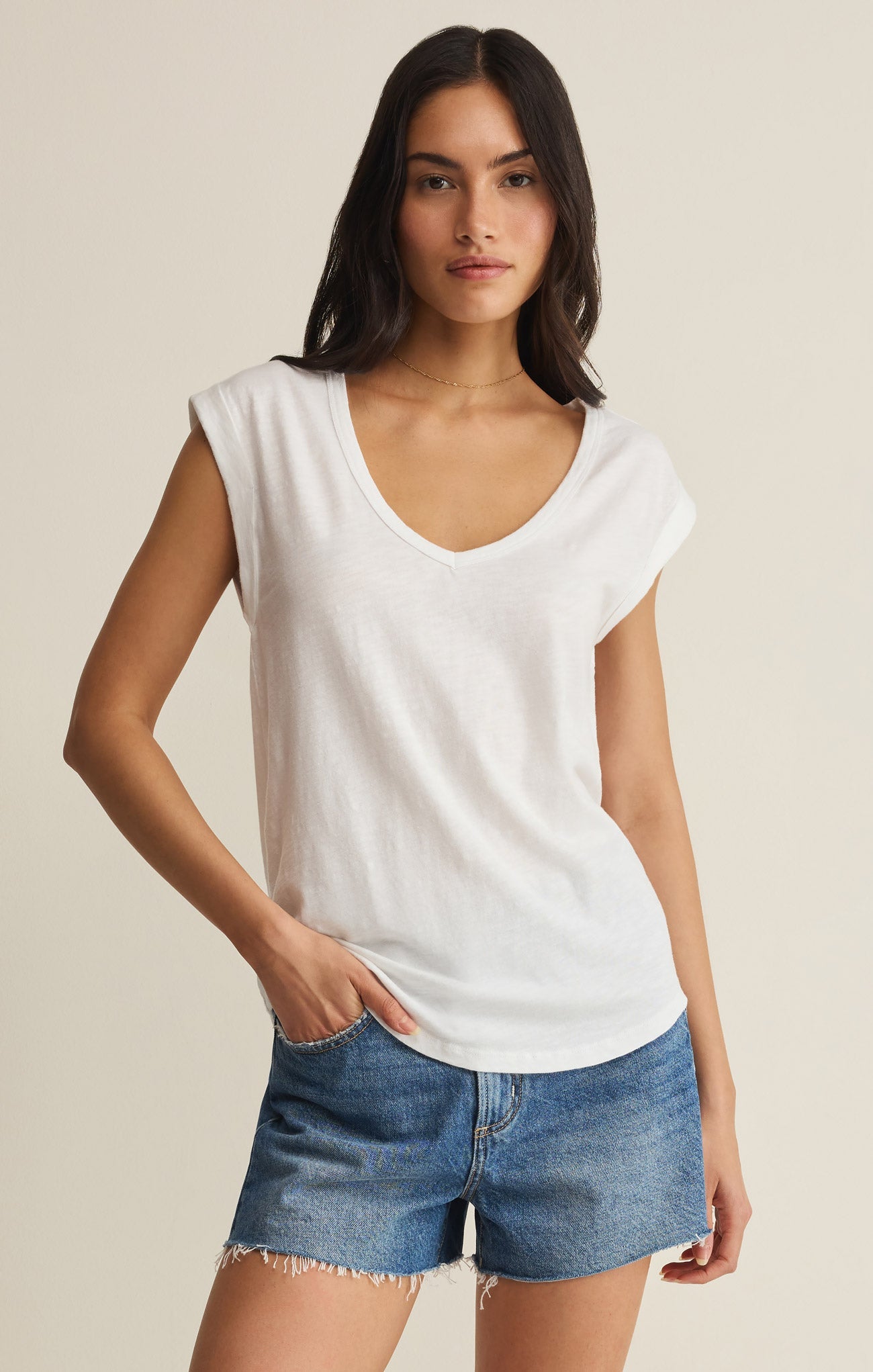 Per Diem V-Neck Tee