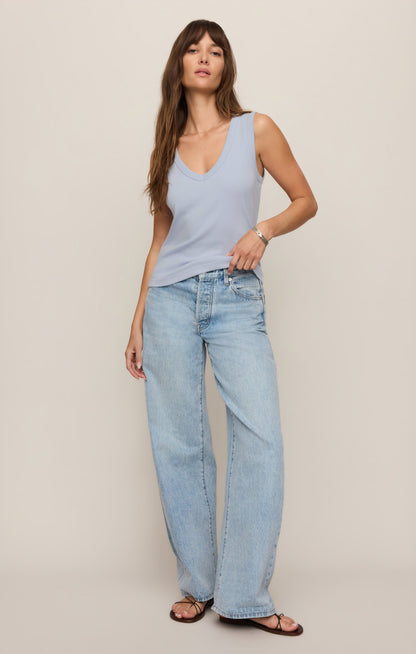 Ellie Rib V-Neck Tank