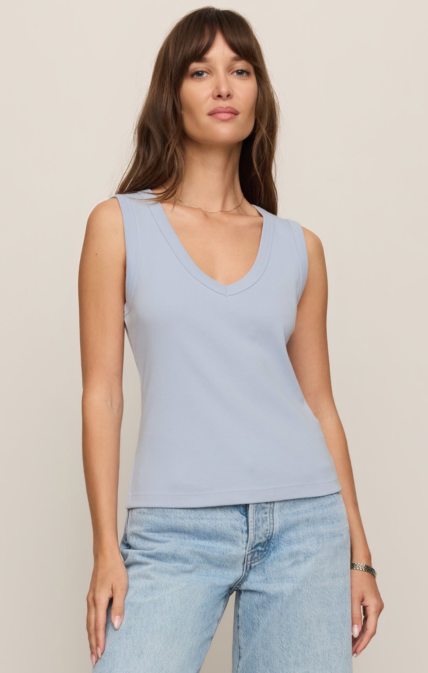 Ellie Rib V-Neck Tank