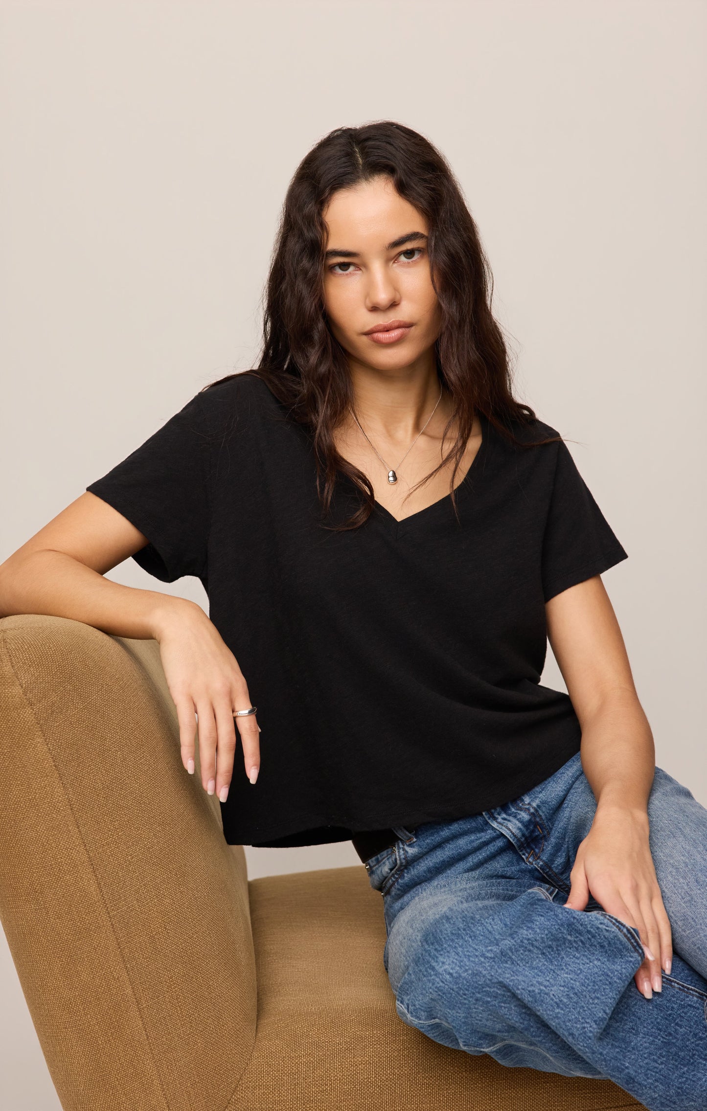 Nomad Slub V-Neck Tee