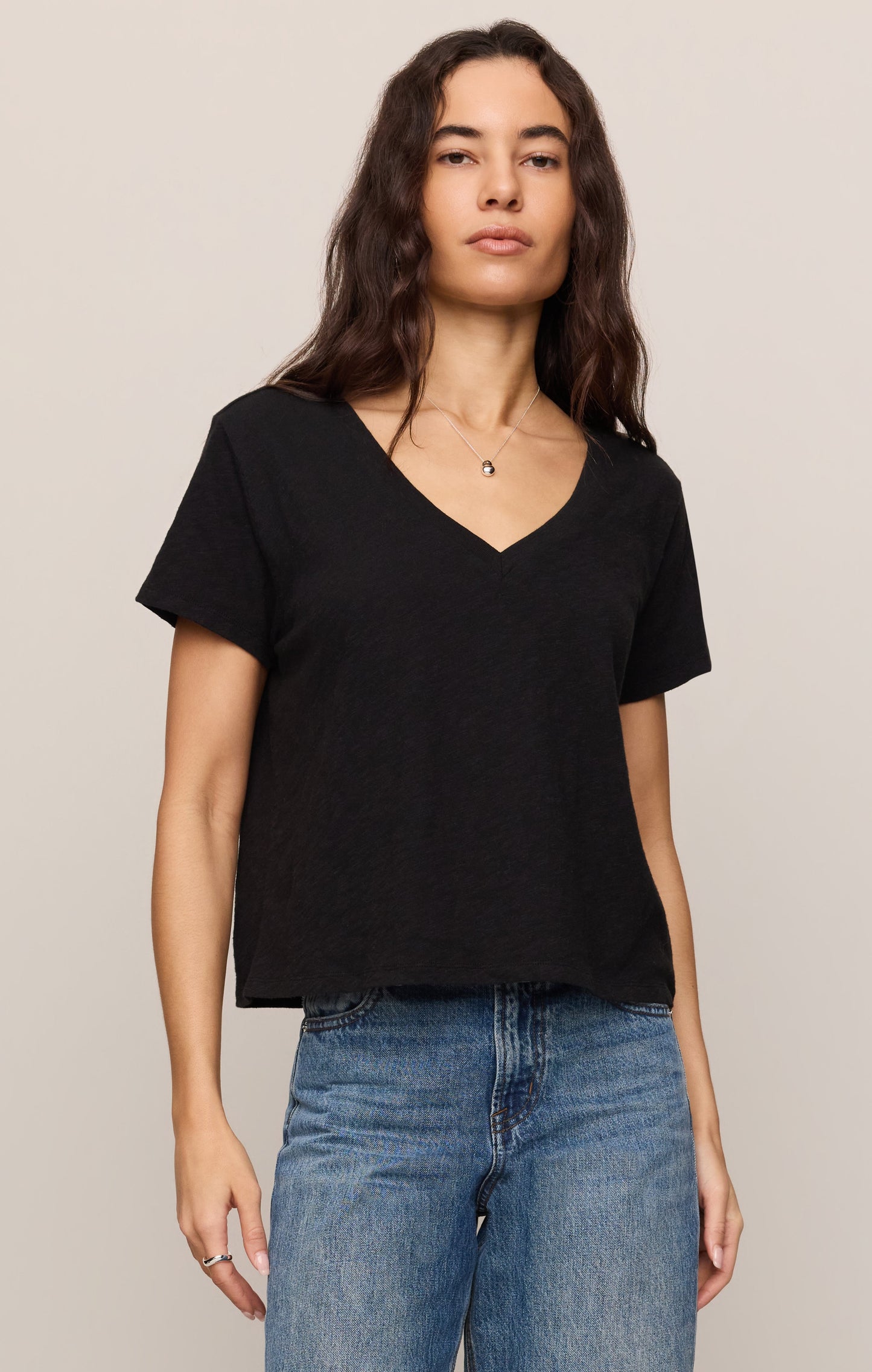 Nomad Slub V-Neck Tee