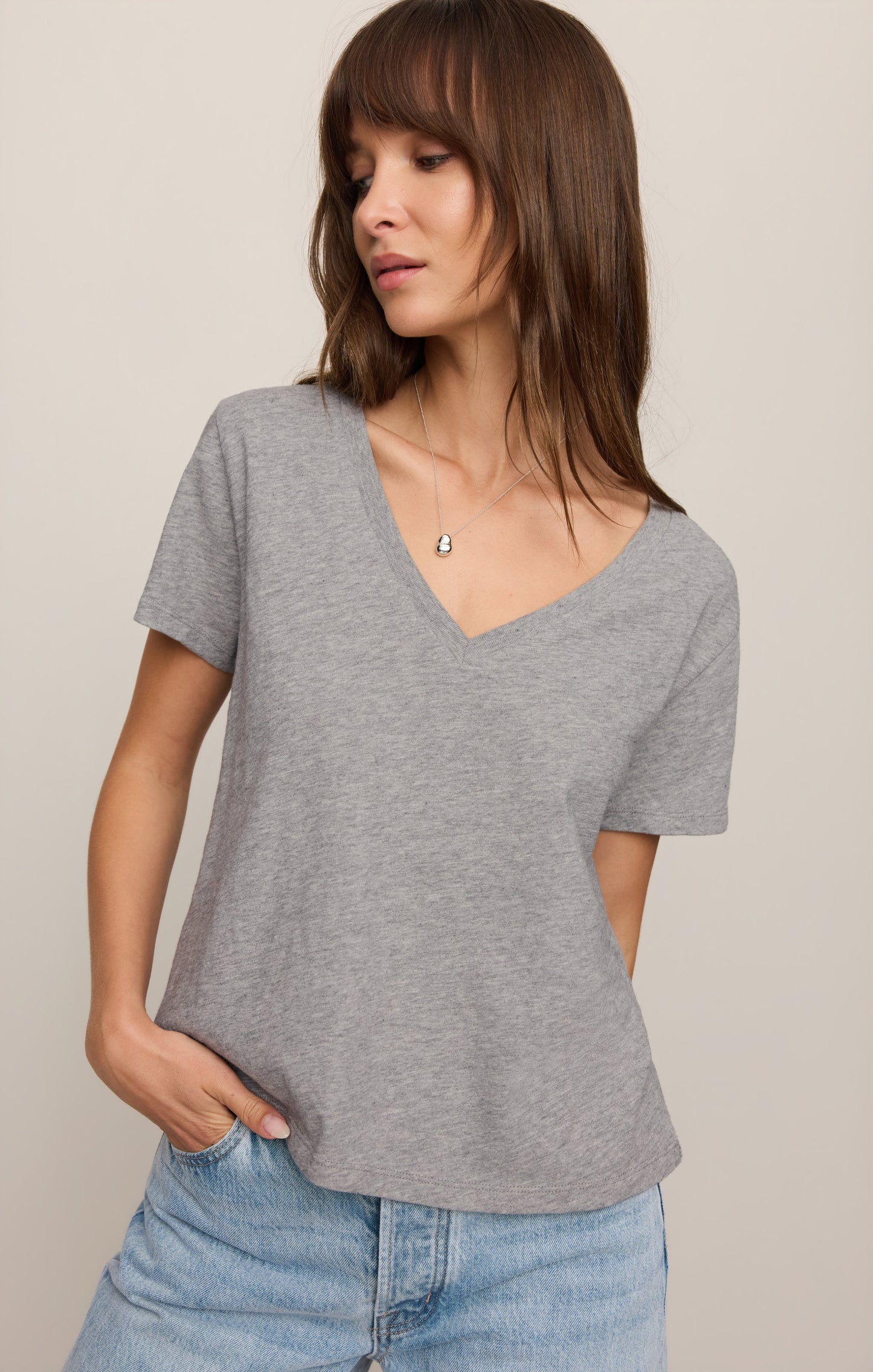 Nomad Slub V-Neck Tee