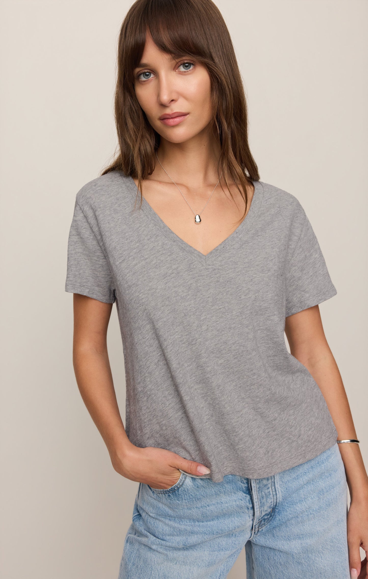 Nomad Slub V-Neck Tee