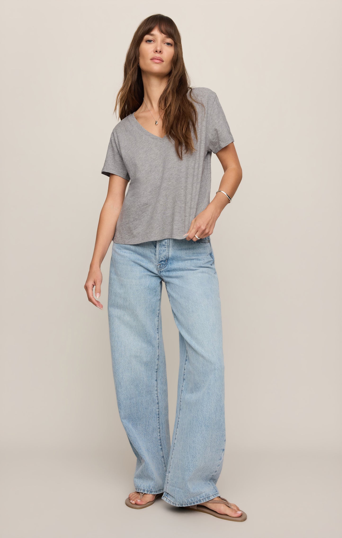 Nomad Slub V-Neck Tee