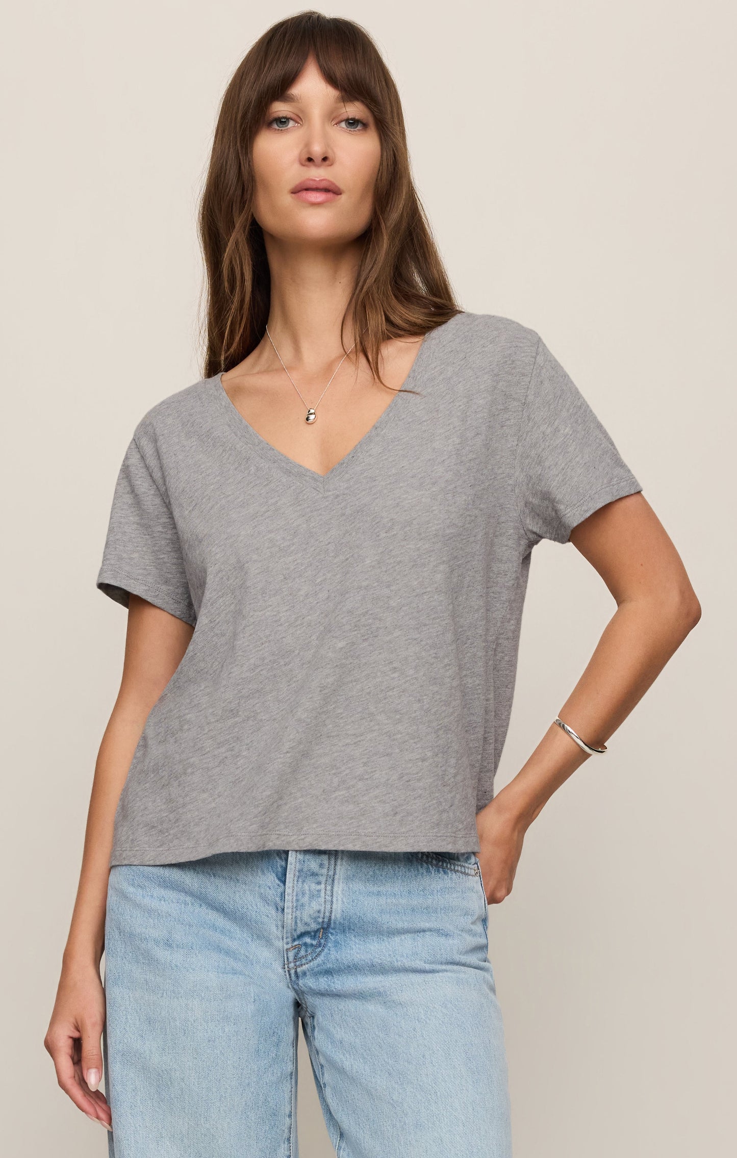 Nomad Slub V-Neck Tee