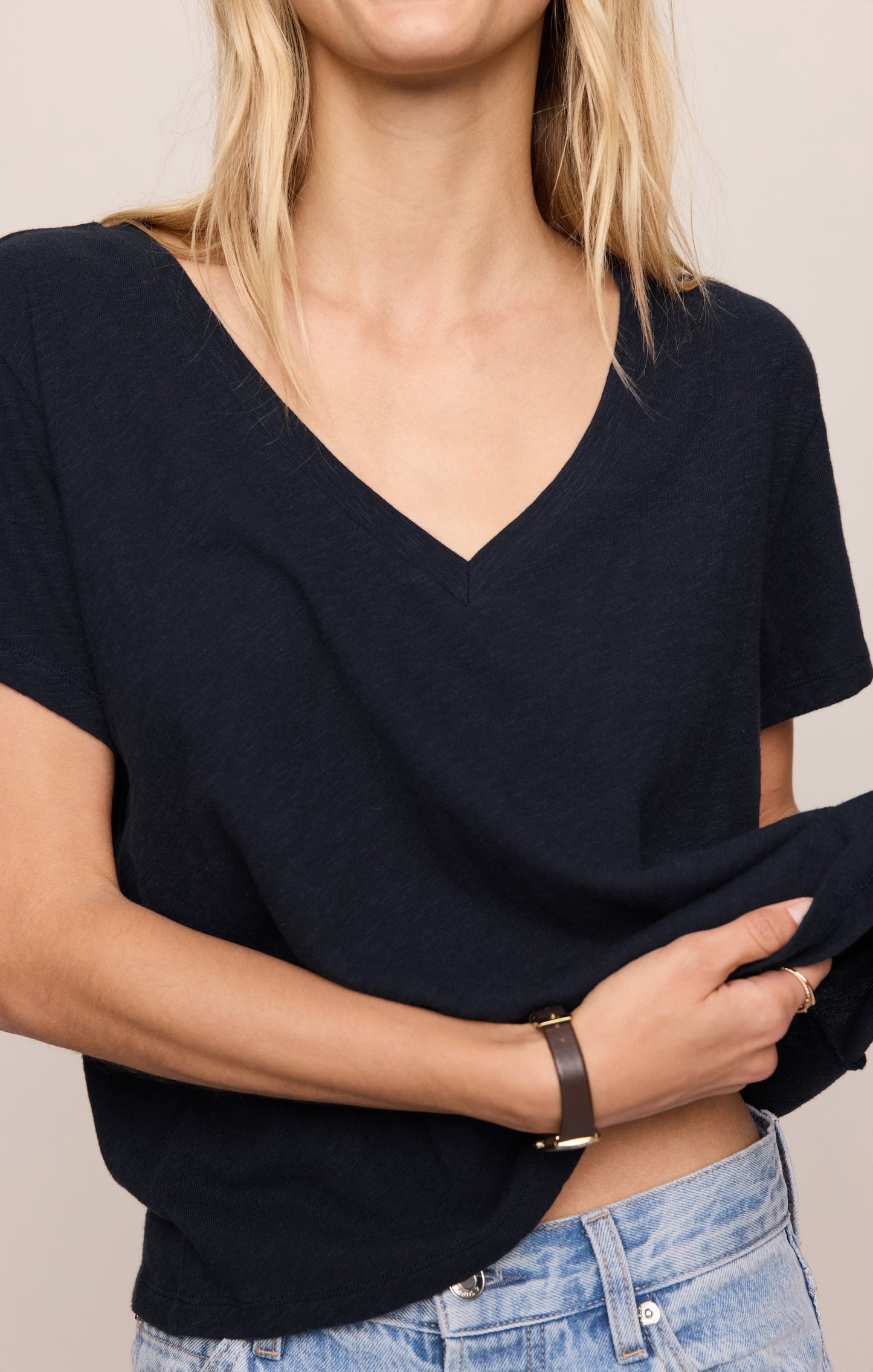 Nomad Slub V-Neck Tee