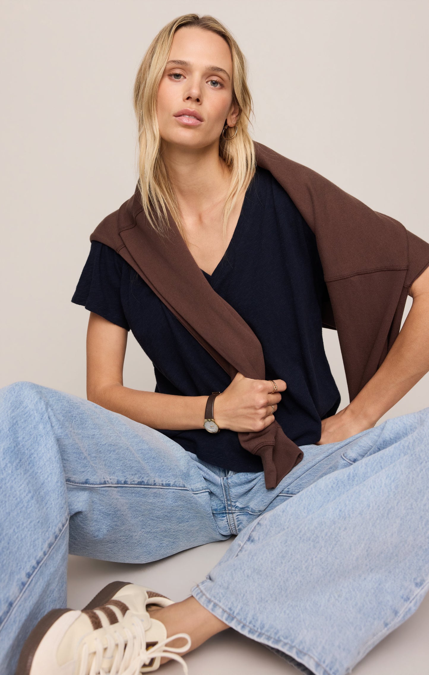 Nomad Slub V-Neck Tee