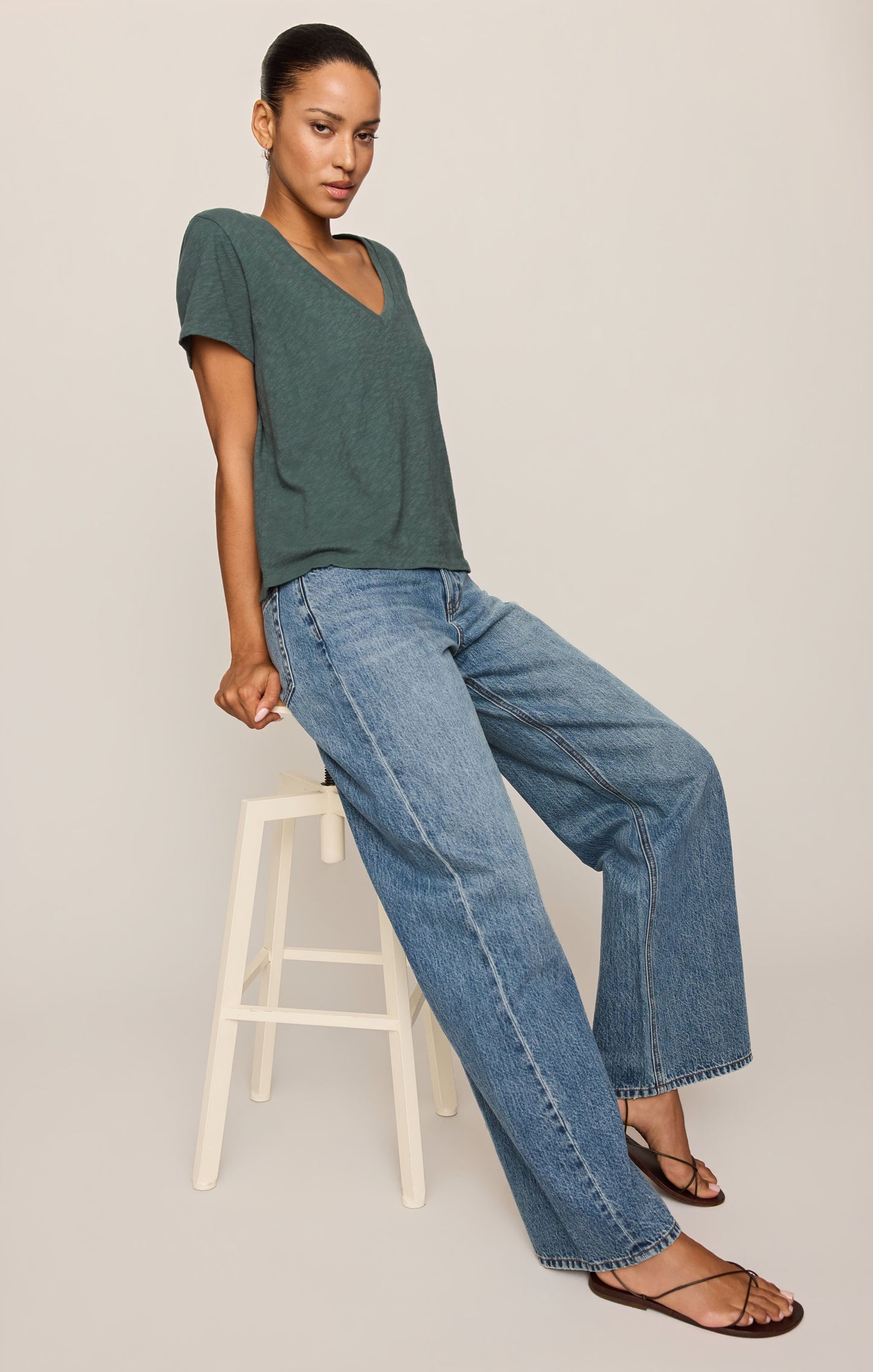 Nomad Slub V-Neck Tee