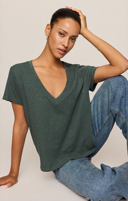 Nomad Slub V-Neck Tee