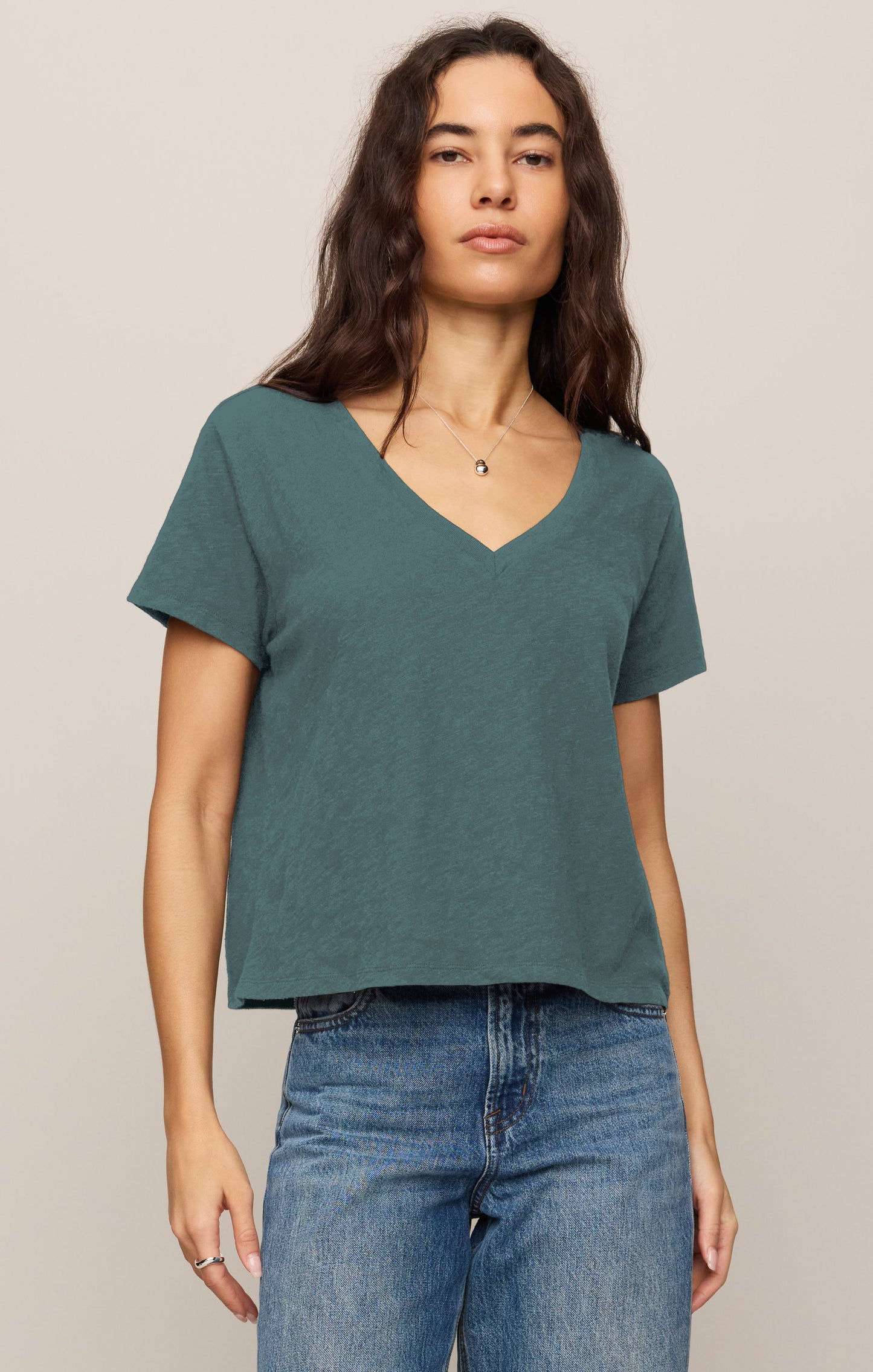 Nomad Slub V-Neck Tee
